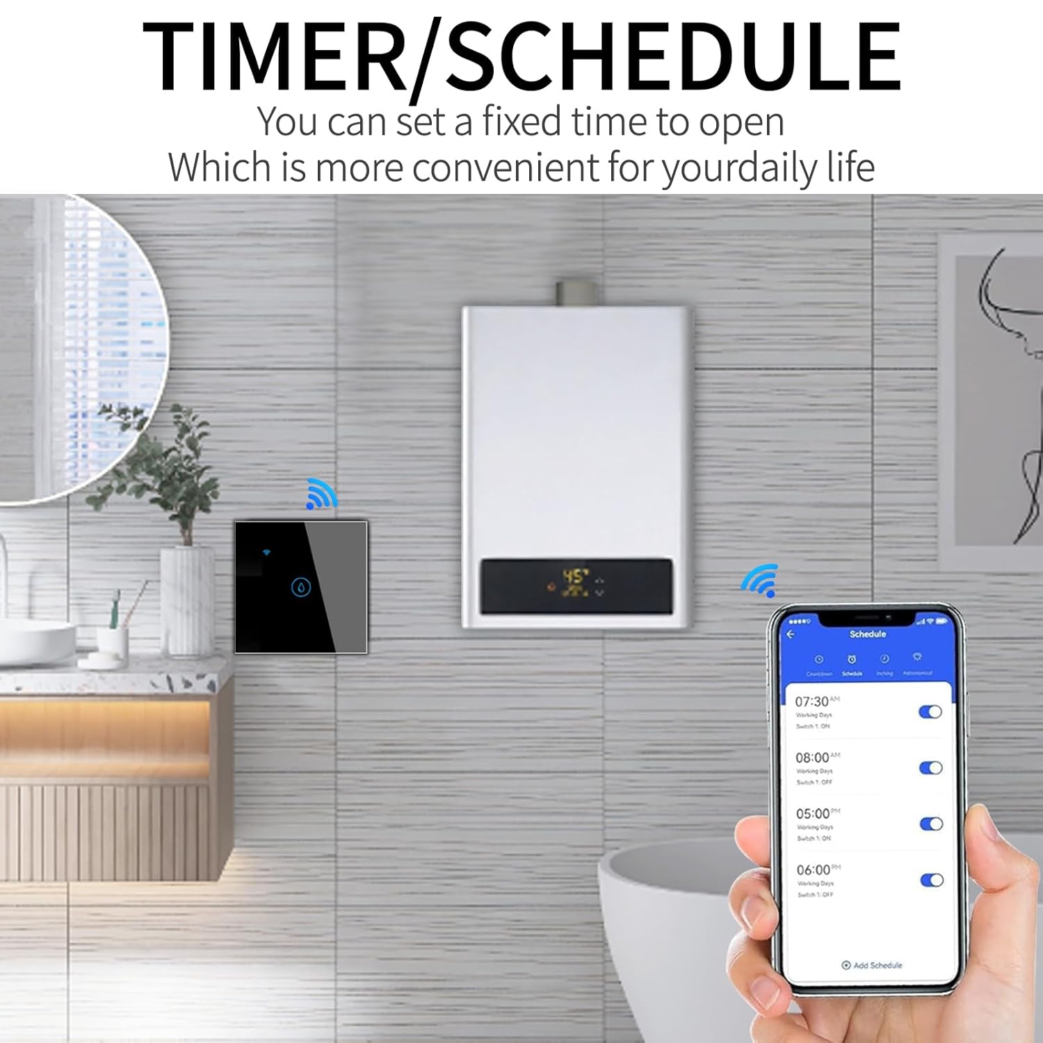 Smart WiFi/Bluetooth Water Heater Switch - Image 3