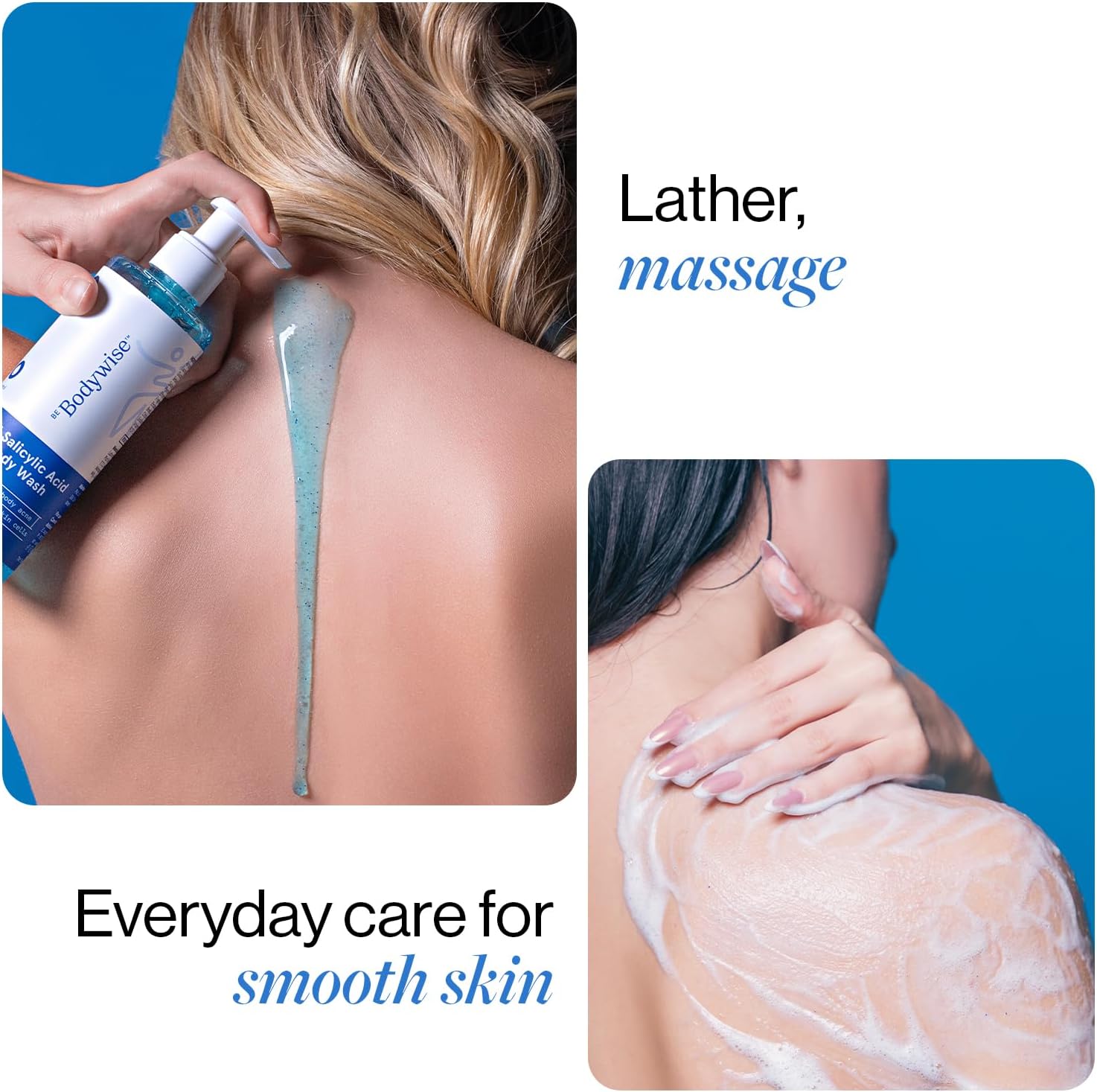 Be Bodywise 1% Salicylic Acid Exfoliating Body Wash Shower Gel 250ml - Image 5