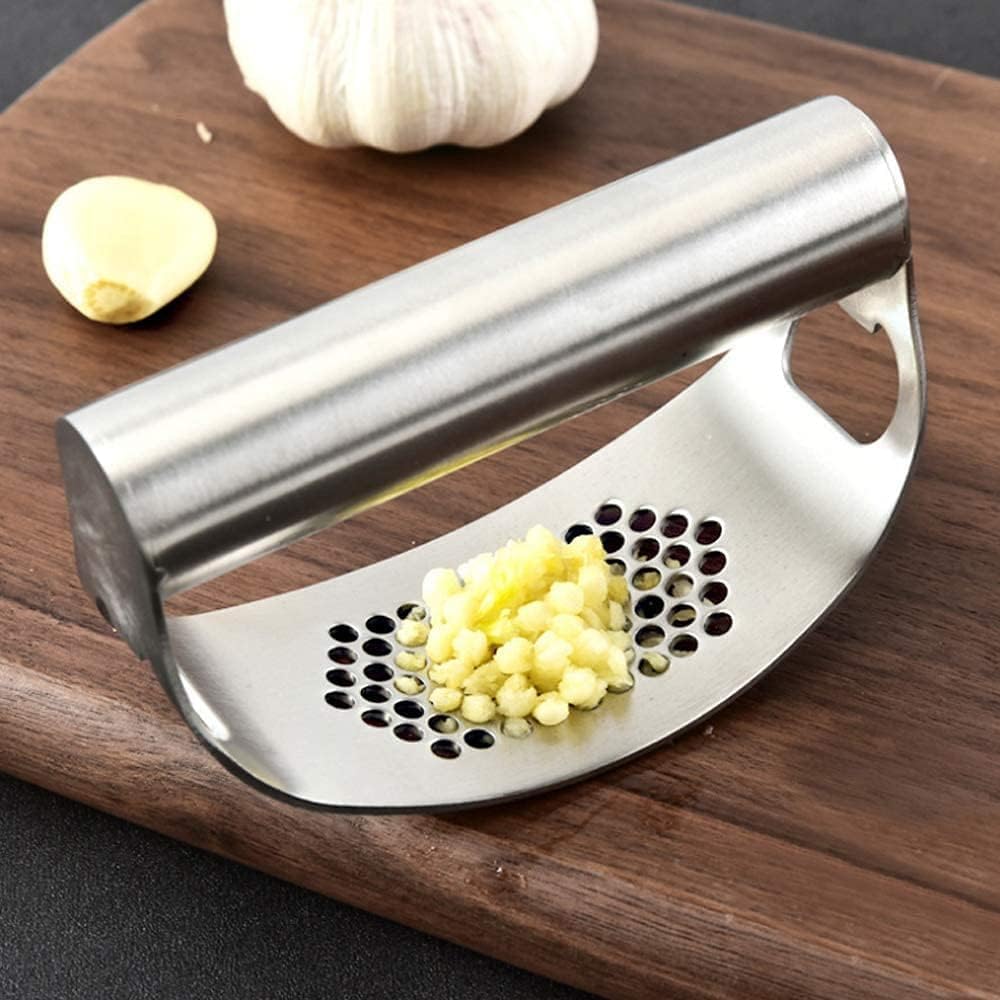 304 Stainless Steel Garlic Mincer Crusher Professional Kitchen - Image 5
