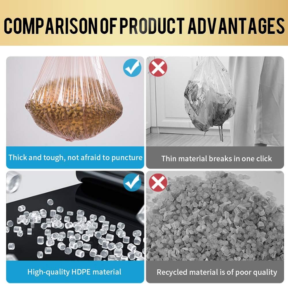 Small Trash Bags 240 Count Garbage Bags - Image 6