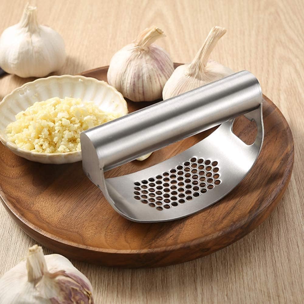 304 Stainless Steel Garlic Mincer Crusher Professional Kitchen - Image 6